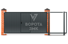 Откатные ворота 12 м 12000×2200 ЗМК-8250