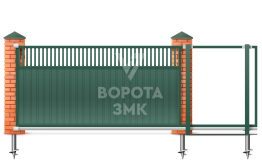 Раздвижные ворота Faac 1980×2100 откатные ЗМК-7093