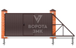 Ворота откатные 7000×2700 7 м ЗМК-8069
