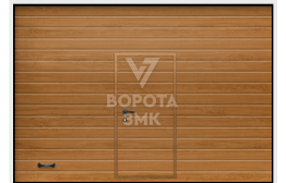 Противопожарные секционные ворота EI-60 с калиткой 3500×3500 ЗМК-3733